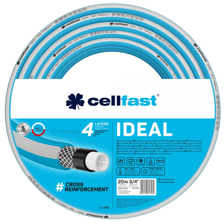 Zahradní hadice CELLFAST IDEAL 3/4" 20m 10-260 4-vrstvá