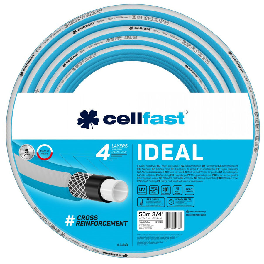 CELLFAST IDEAL 3/4" zahradní hadice 50m 10-262 4-vrstvá