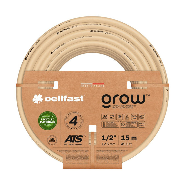 CELLFAST GROW 13-500 1/2" 15m čtyřvrstvá zahradní hadice