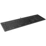 A4tech FX60H QWERTY herní klávesnice 12 multimediálních navigačních kláves 2× USB port Plug & Play USB port Drátový kabel o délce 1,5 m (bílé podsvícení)