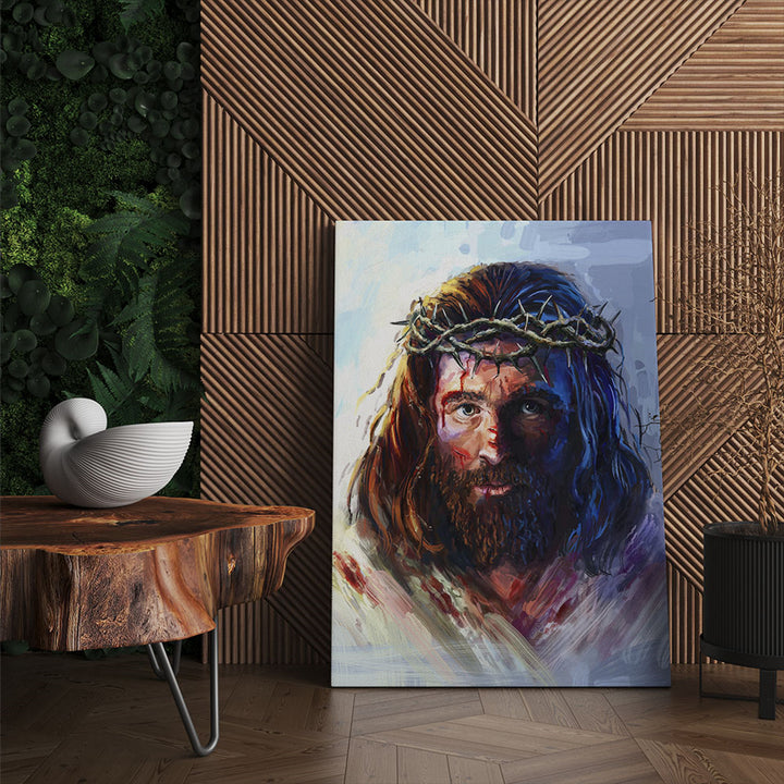 Obraz na plátně Ježíš Kristus v trnové koruně 40x60cm