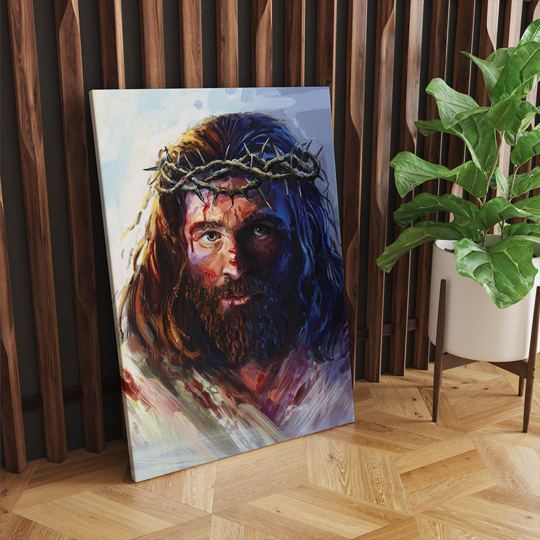 Obraz na plátně Ježíš Kristus v trnové koruně 40x60cm