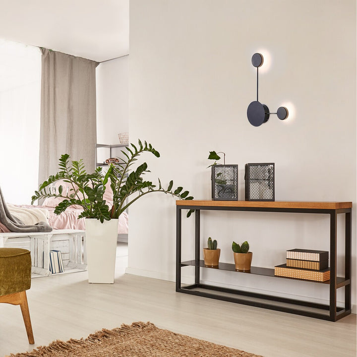 Amadeo LED 7W černá nástěnná lampa 6258 s teplotou barev 4000 K