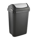 Odpadkový koš s otočným víkem víko grafit 25l Keeeper