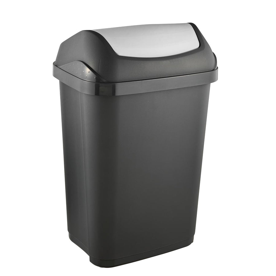 Odpadkový koš s otočným víkem víko grafit 25l Keeeper