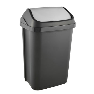 Odpadkový koš s otočným víkem víko grafit 25l Keeeper