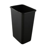 Odpadkový koš Keeeper s výklopným víkem, 45 l, černý - zelený