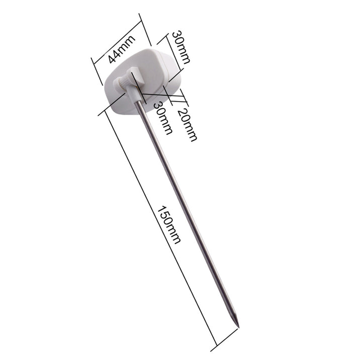 Potravinářský teploměr/sonda, zelenomodrý, délka sondy 15 cm, teplotní rozsah -50 st C až +300 st C, přesnost 0,1 st C, GB382