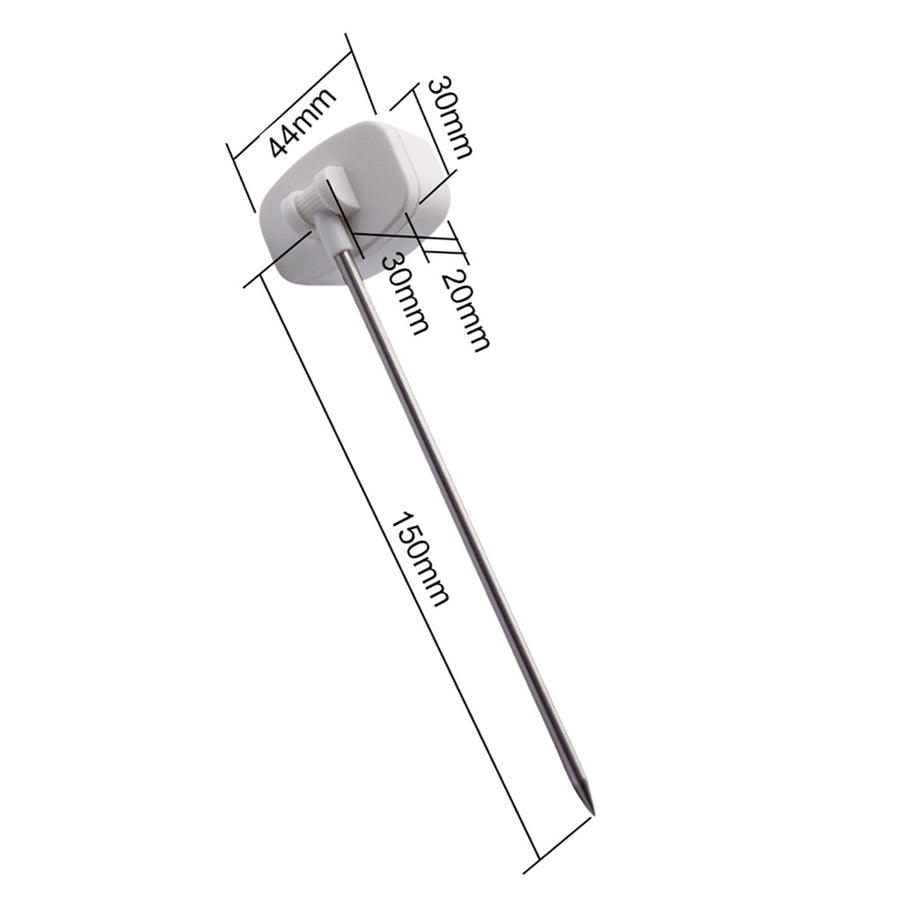 Potravinářský teploměr/sonda, zelenomodrý, délka sondy 15 cm, teplotní rozsah -50 st C až +300 st C, přesnost 0,1 st C, GB382