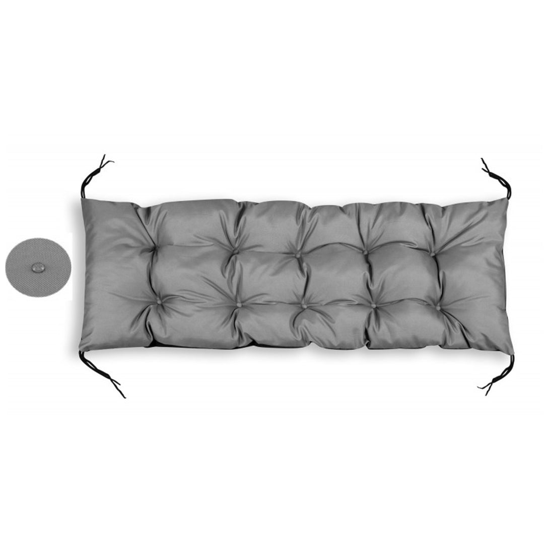 Polštář na zahradní lehátko Polštář na zahradní lehátko 180x50cm Voděodolný PVC Codura Grey