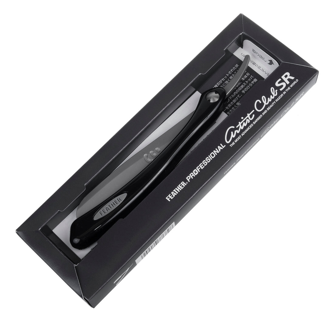 Břitva shavette Feather Professional Artist Club Black ACSR-RB