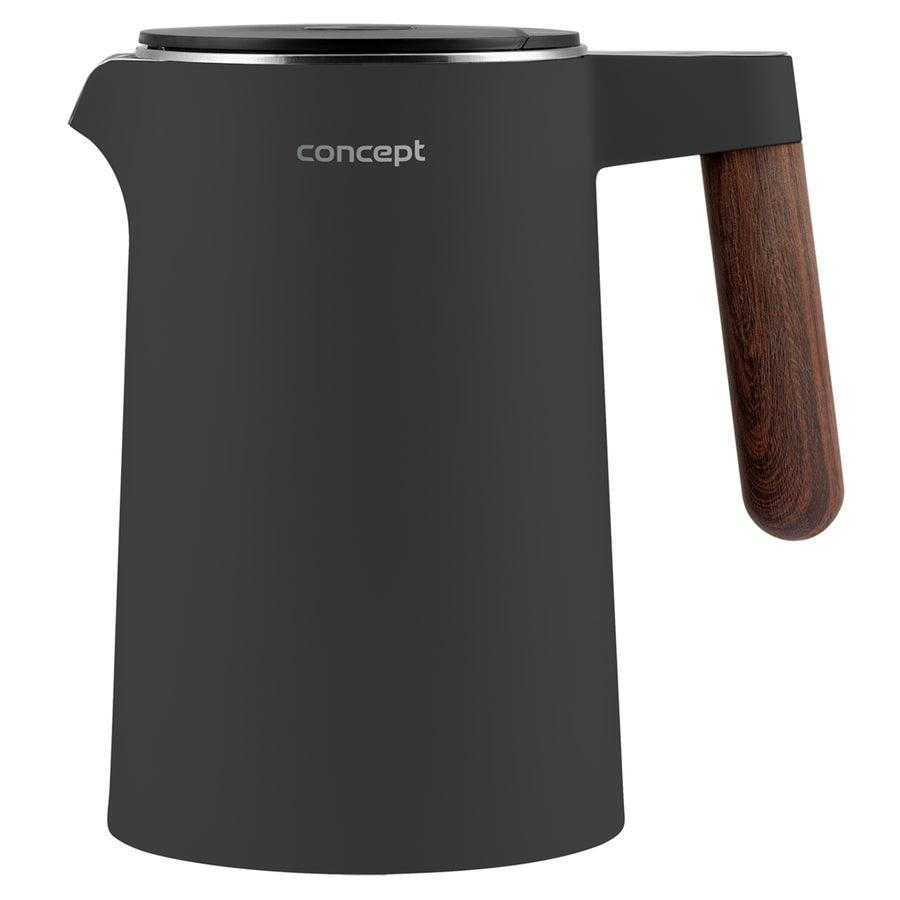 Concept Norwood nerezová konvice s regulací teploty a funkcí KEEP WARM 1,5 l 1850-2200W tmavě šedá