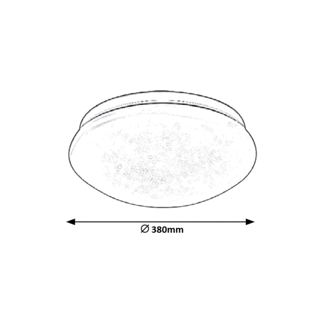 Rabalux Lucas kulaté stropní svítidlo 3938 bílé 24W LED