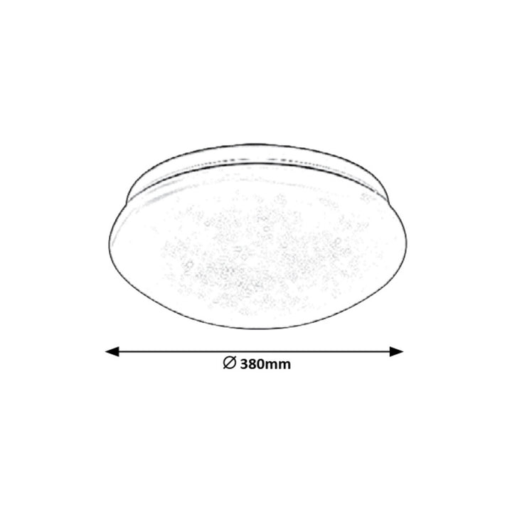 Rabalux Lucas kulaté stropní svítidlo 3938 bílé 24W LED