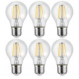 6x Maclean, žárovka LED E27, 8W, 230V, WW teplá bílá 3000K, 806lm, retro edison dekorativní, MCE268