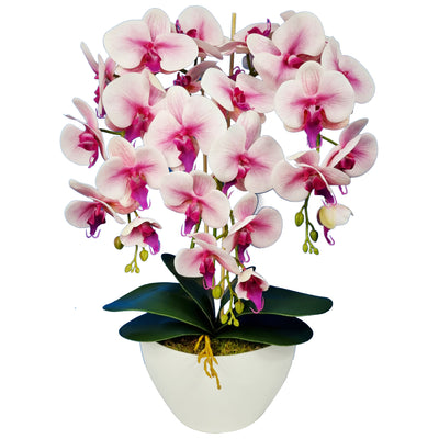 Umělá květinová dekorace orchidej Damich Spotted Pink