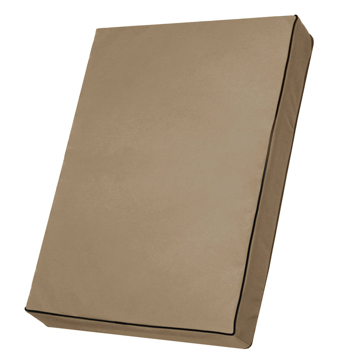 Vigo Standardní matrace pro psy a kočky 80 x 60 x 5 cm v béžové barvě s černým lemováním