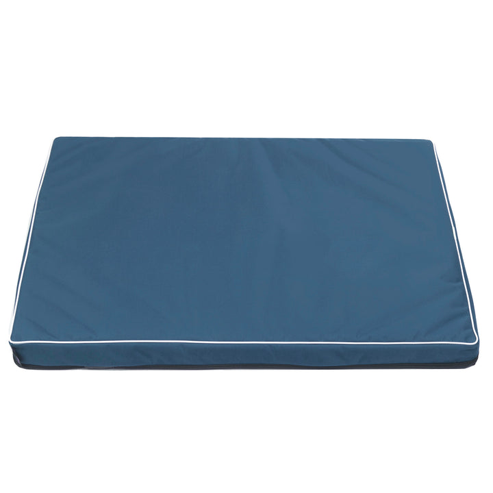Vigo Standardní matrace pro psy a kočky 80 x 60 x 5 cm v modré barvě s bílým lemováním