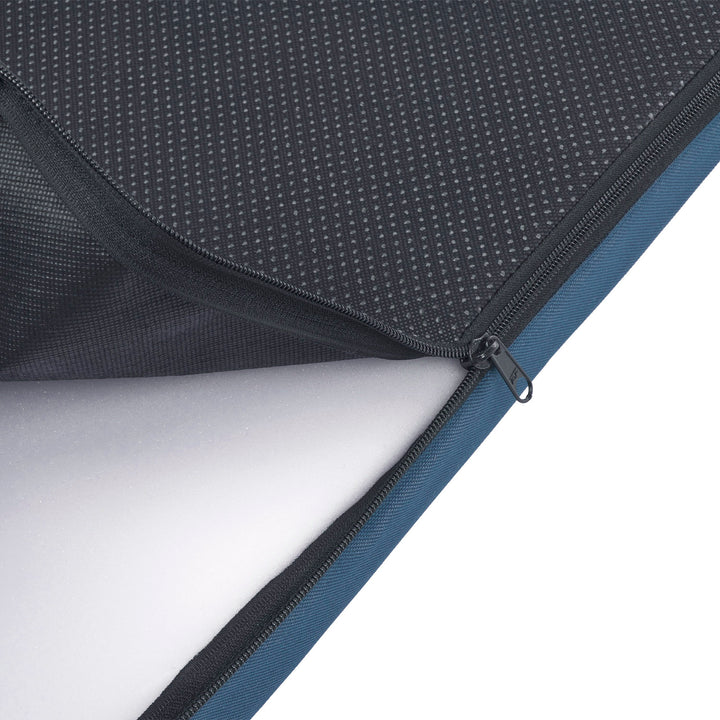 Vigo Standardní matrace pro psy a kočky 80 x 60 x 5 cm v modré barvě s bílým lemováním