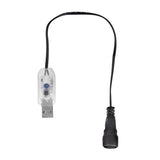Solární zahradní girlanda LED 2v1 Maclean, IP44, 3W, 10lm, 3000K, dobíjecí baterie 2*600 mAh, 5V DC, 7m, MCE424