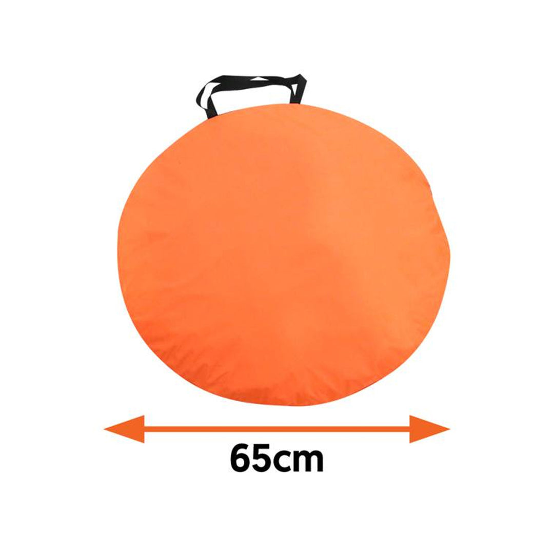 Plážový stan Junior samoskládací LX5015XQOR 145 x 100 x 88 cm oranžový