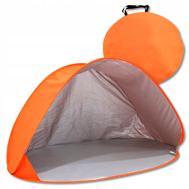 Plážový stan Junior samoskládací LX5015XQOR 145 x 100 x 88 cm oranžový