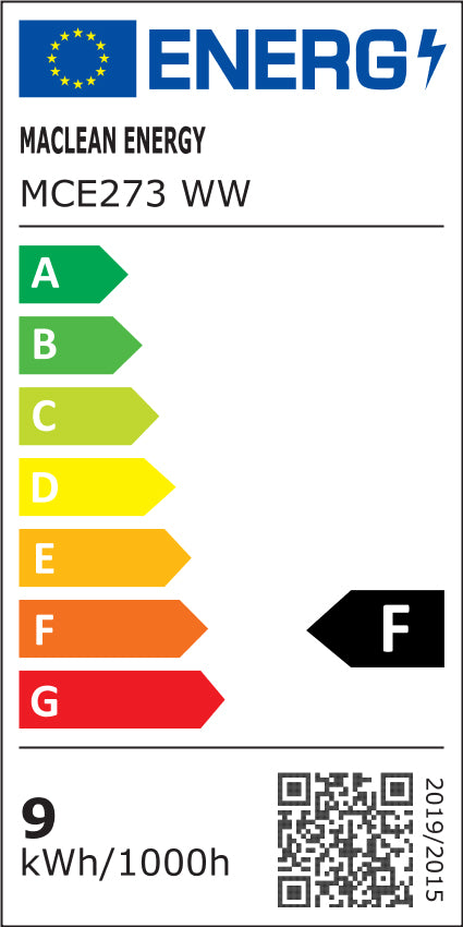 6x Maclean LED žárovka, E27, 9W, 220-240V AC, teplá bílá, 3000K, 920lm, MCE273