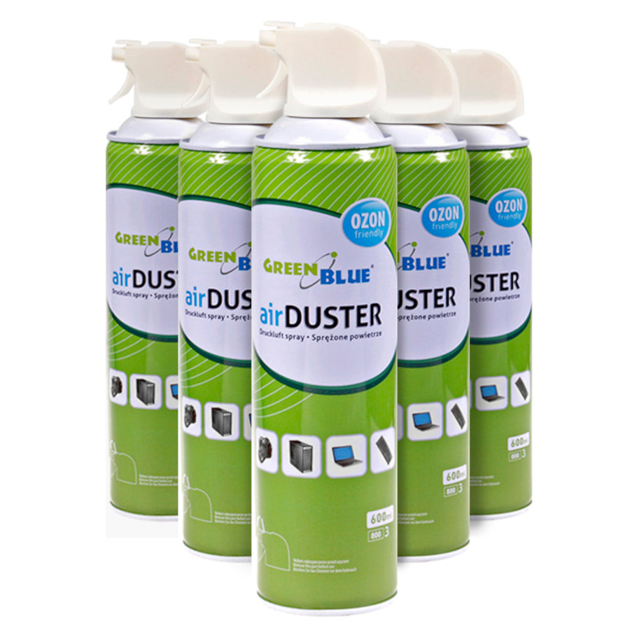 5x stlačený vzduch GreenBlue GB600 600ml pistolový rozprašovač