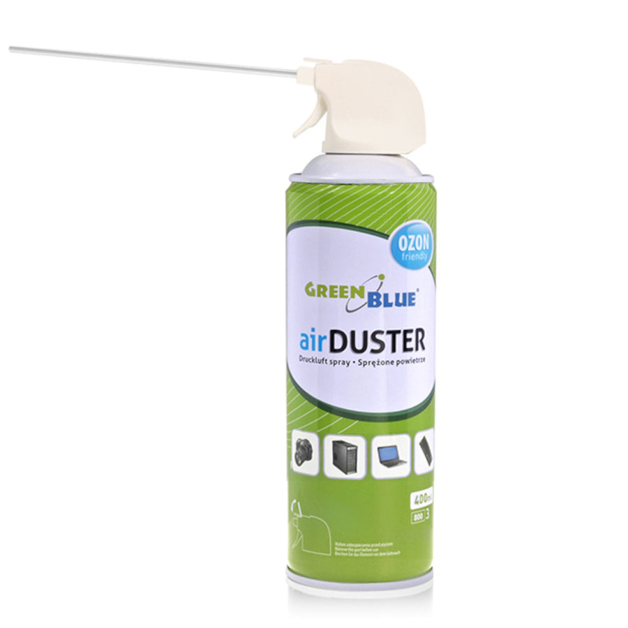 Stlačený vzduch GreenBlue GB400 400ml pistolový rozprašovač - pistolový sprej, 12 kusů