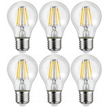 6x LED žárovka Maclean, E27, 11W, 230V, WW teplá bílá 3000K, 1500lm Retro edison dekorativní A60, MCE280