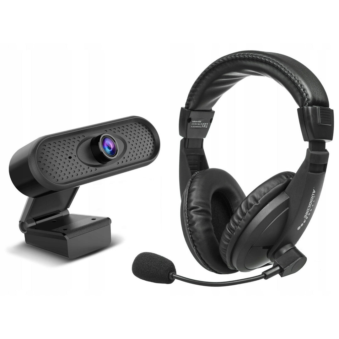 Sada webové kamery USB Nano RS HD 1080p s mikrofonem