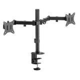 Stolní držák Maclean pro 2 monitory, VESA 75x75 a 100x100, 17-32", 2x 9 kg, MC-754N