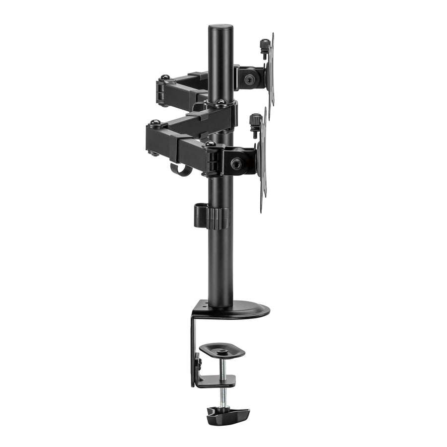 Stolní držák Maclean pro 2 monitory, VESA 75x75 a 100x100, 17-32", 2x 9 kg, MC-754N