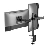 Stolní držák Maclean pro 2 monitory, VESA 75x75 a 100x100, 17-32", 2x 9 kg, MC-754N
