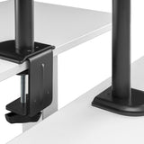 Stolní držák Maclean pro 2 monitory, VESA 75x75 a 100x100, 17-32", 2x 9 kg, MC-754N