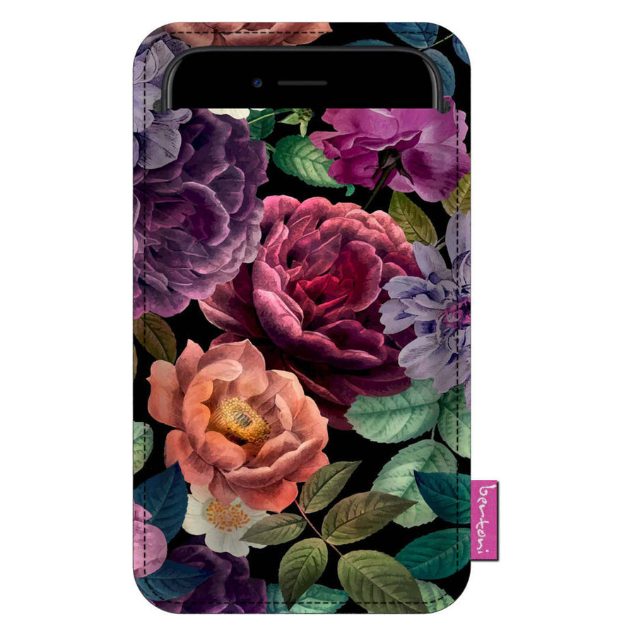 Pouzdro na smartphone Bertoni, z ekologické plsti, 105x195 mm, vzor Enigma, EE0025