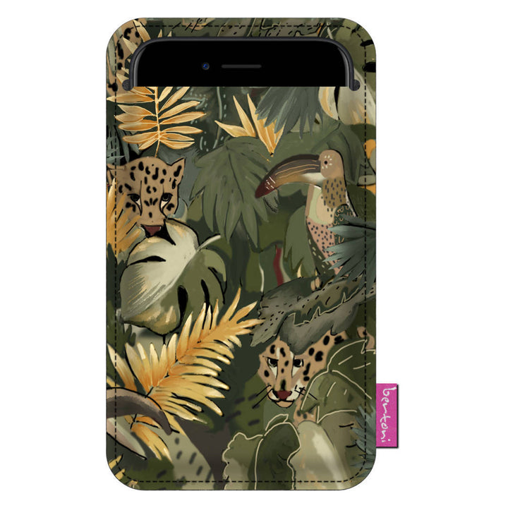 Pouzdro na smartphone Bertoni, z ekologické plsti, 105x195 mm, design Amazon, EE0029
