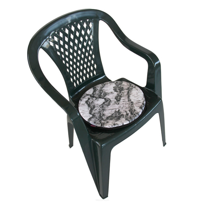 Polštářek na židli Bertoni, dekorativní, in codura, 35 cm, bříza, EE0044