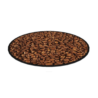 Polštářek na židli Bertoni, dekorativní, plsť, 35 cm, Káva, EE0061