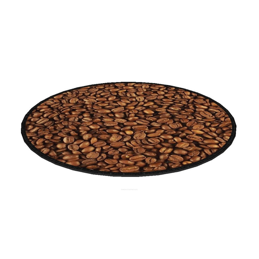 Polštářek na židli Bertoni, dekorativní, plsť, 35 cm, Káva, EE0061