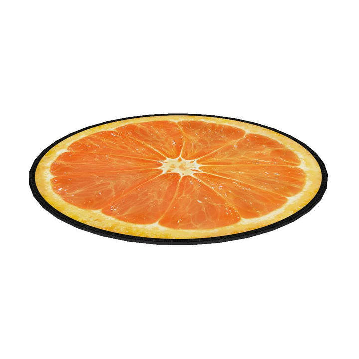Polštářek na židli Bertoni, dekorativní, plsť, 35 cm, oranžový, EE0066