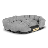 Pelech pro psy oválný 115 x 95 cm voděodolný šedý Velikost: XL