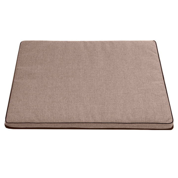 Leon Standard matrace pro psy a kočky 80x60x5 cm v béžové barvě s černým lemováním