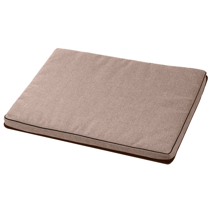 Leon Standard matrace pro psy a kočky 80x60x5 cm v béžové barvě s černým lemováním