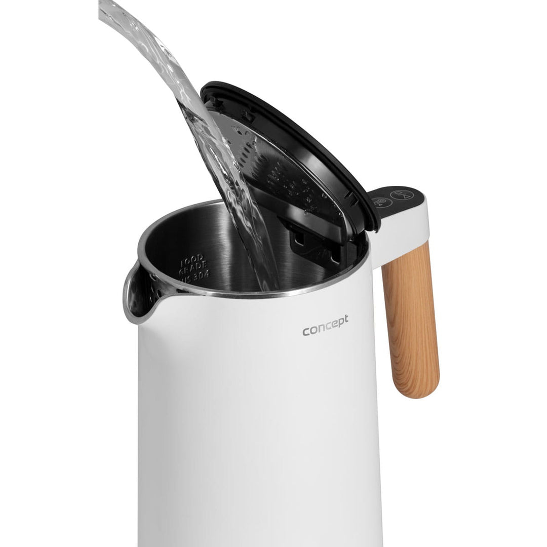 Concept Salt&Pepper RK3300 bílá 1,5 l rychlovarná konvice Nordic Style