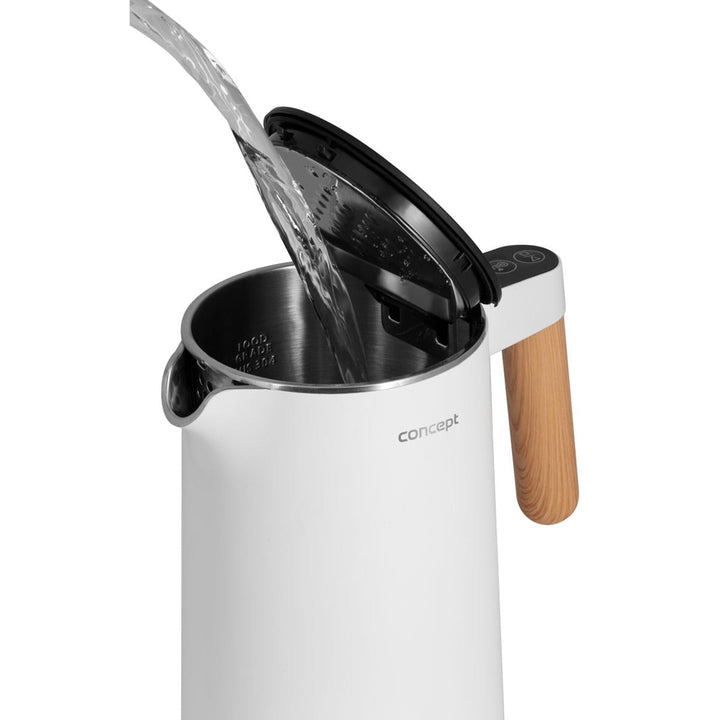 Concept Salt&Pepper RK3300 bílá 1,5 l rychlovarná konvice Nordic Style