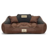KINGDOG ohrádka pro psy 75x65cm voděodolná hnědá a černá