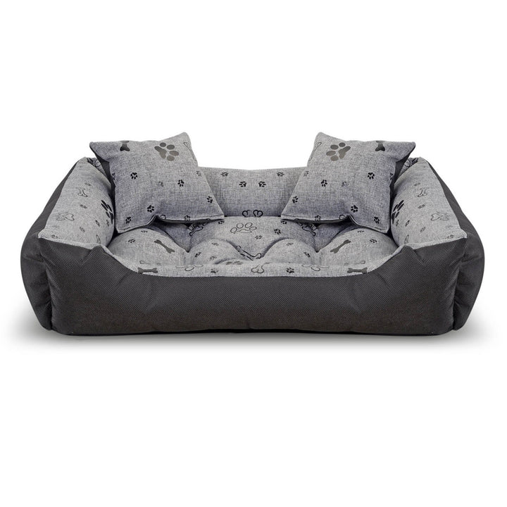 Pelíšek pro kočky, 100 x 75 cm, design: kosti, voděodolný, Prestige