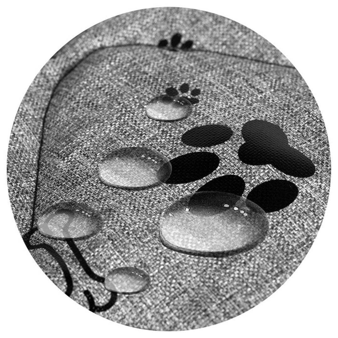 Pelíšek pro kočky, 100 x 75 cm, design: kosti, voděodolný, Prestige