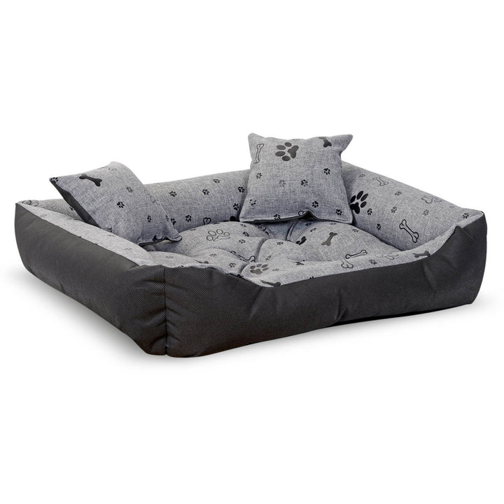 Pelíšek pro kočky, 100 x 75 cm, design: kosti, voděodolný, Prestige